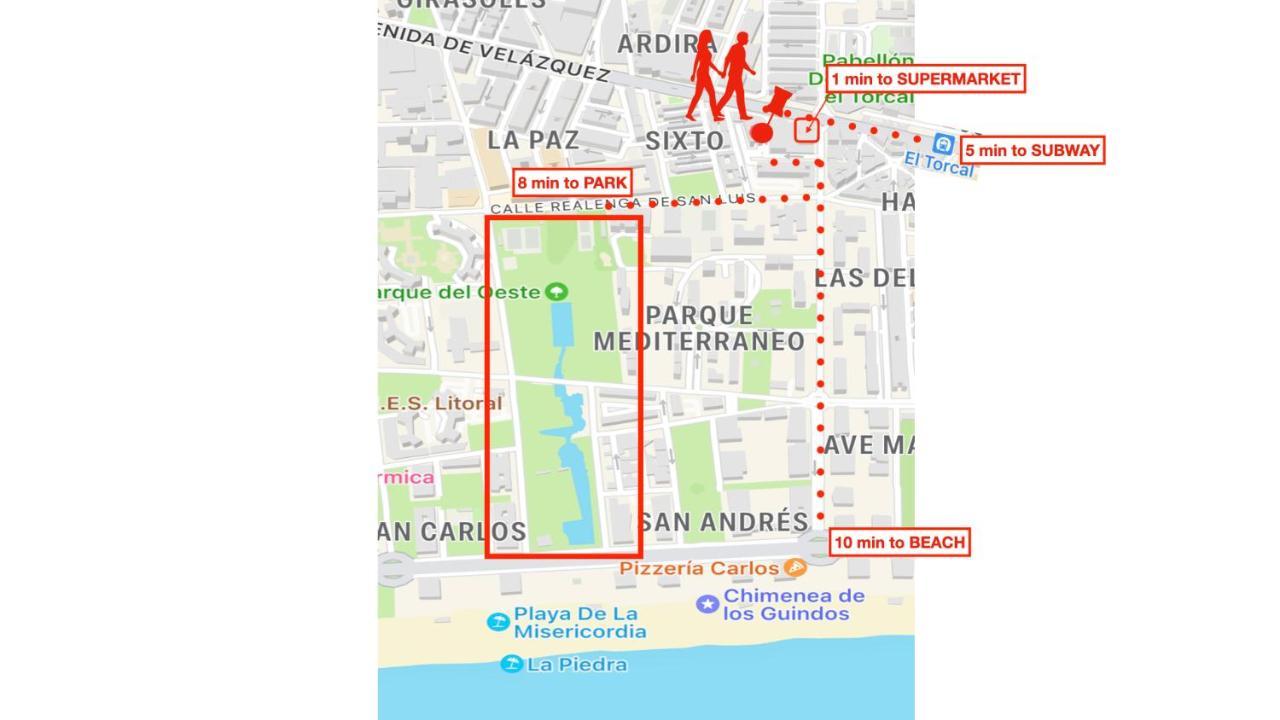 Апартаменти Acogedor Y Bien Situado P6 Малага Екстер'єр фото